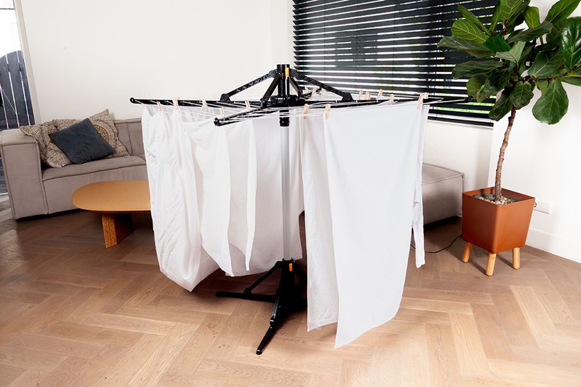 Was hangt te drogen aan de waslijn