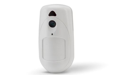 Bewegingsmelder met camera voor uitbreiden alarmsysteem