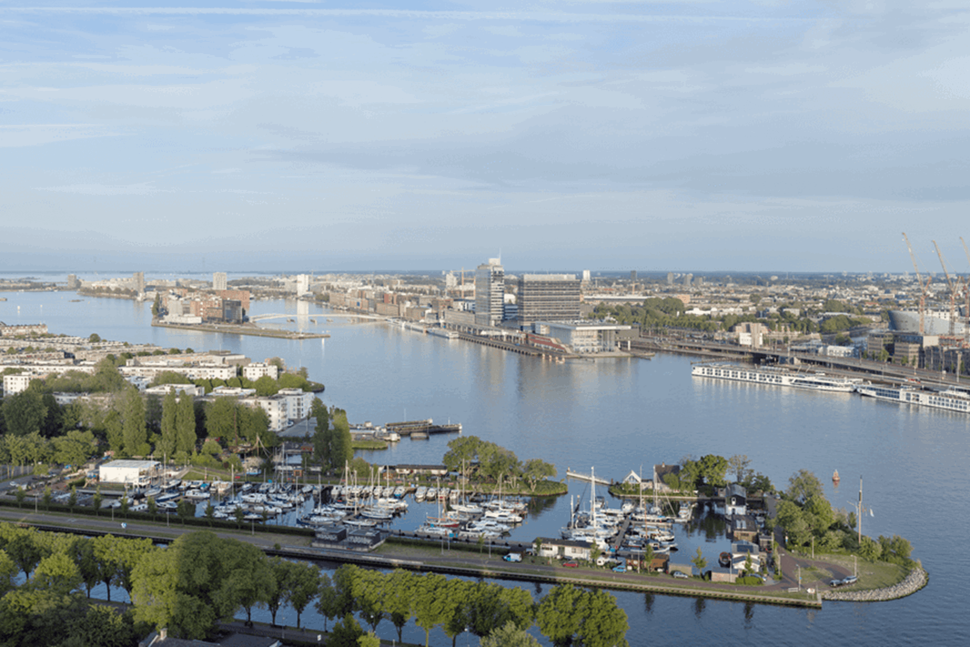 Uitzicht op Amsterdam