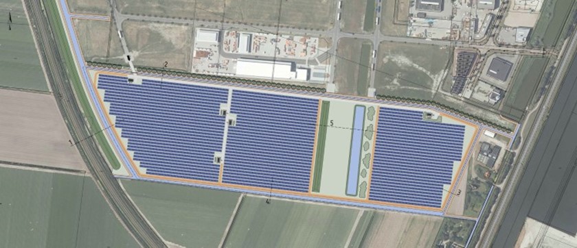 Tekening Zonneweide Kooypunt | Informatie over Zonneweide Kooypunt in Den Helder