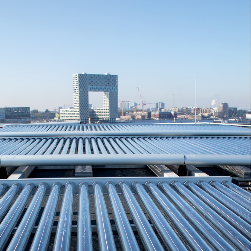 Zonnecollectoren Amsterdam